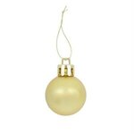 Mini Shatterproof Christmas Ornament - Gold
