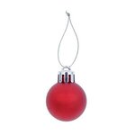 Mini Shatterproof Christmas Ornament - Red