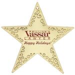 Buy Custom Printed Gold Star Ornament