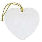 Ceramic Heart Ornament -  