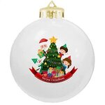 Custom Personalized Flat Fundraising Ornaments - Quick Ship -  