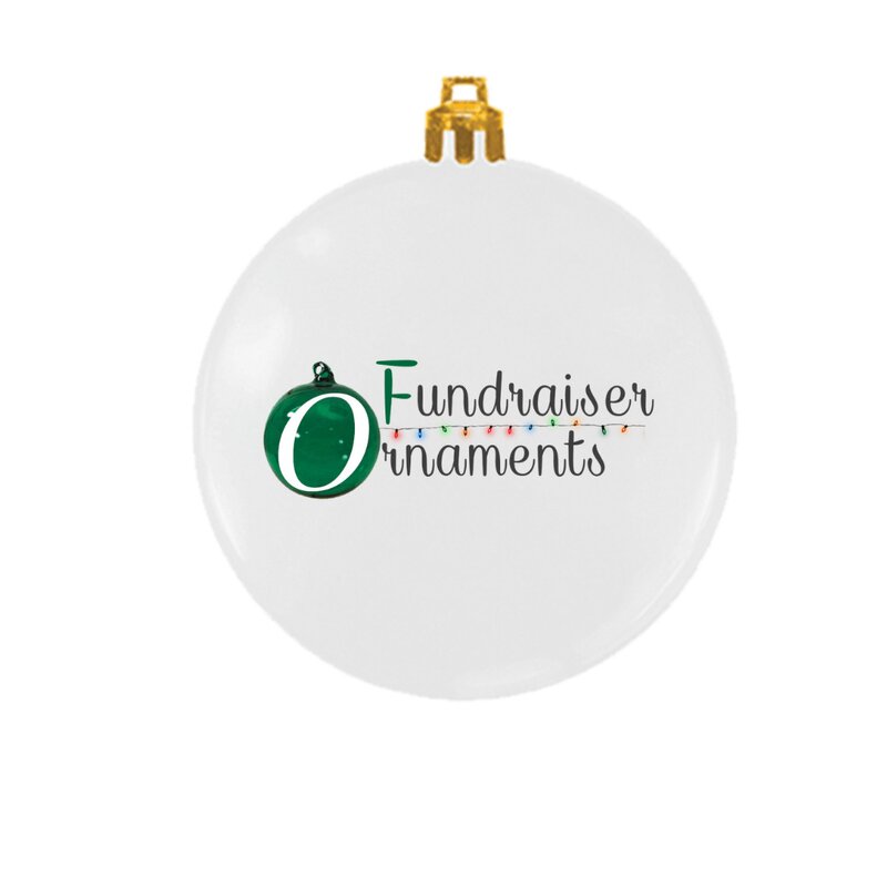 Main Product Image for Custom Personalized Flat Fundraising Ornaments