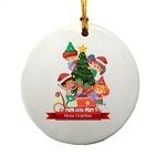 Buy Custom Printed Ceramic Ornament - Quick Ship