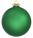 Custom Traditional Glass Ornaments - Green