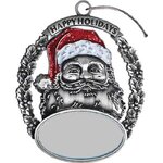 Digistock 3D Ornaments - Happy Holidays Santa