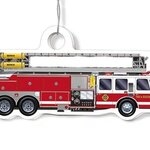 Fire Safety Ornaments - Deep Red