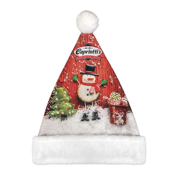 250 Promotional Full Color Santa Hat