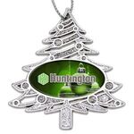 Glitter Tree Christmas Ornament -  