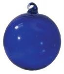 Hand Blown Glass Ornament - Blue
