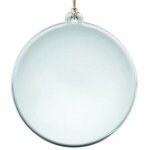 Imprinted Acrylic Ornaments Suncatchers - Round - Clear