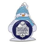 Modern Snowman w/ Beanie Holiday Ornament -  