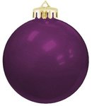 Personalized Custom Ornaments Flat Fundraising Shatterproof - Purple