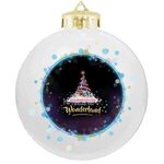 Buy Quick Ship - 3.25" Usa-Made Round Glossy Shatterproof Ornament