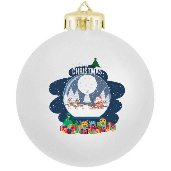 Main Product Image for Quick Ship - 3.25" Satin Finish Round Shatterproof Ornament