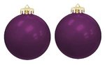 Shatterproof Fundraiser Ornament Round - USA MADE - Purple