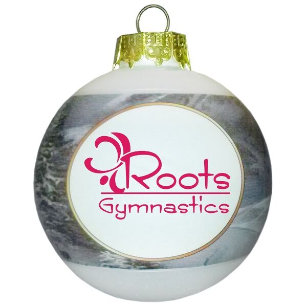Main Product Image for Shrink Band Ornament-Season's Greetings 80mm