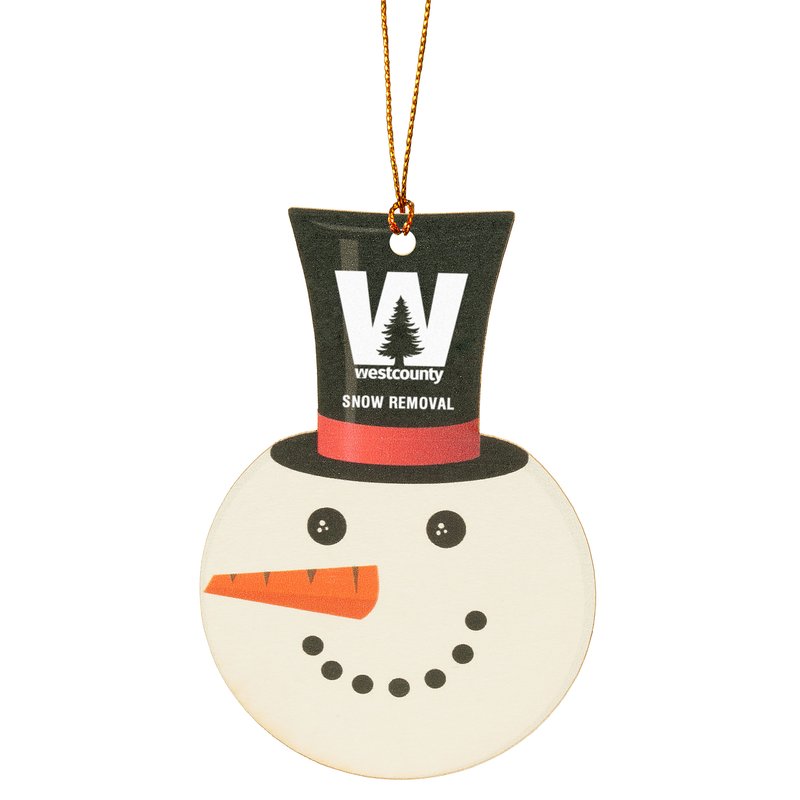 Main Product Image for Personalized Snowman Ornament