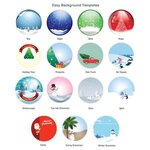 Spinner Snow Globe Holiday Ornament -  