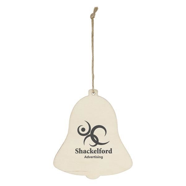 Main Product Image for Custom Imprinted Wood Ornament - Bell