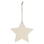 WOOD ORNAMENT - STAR