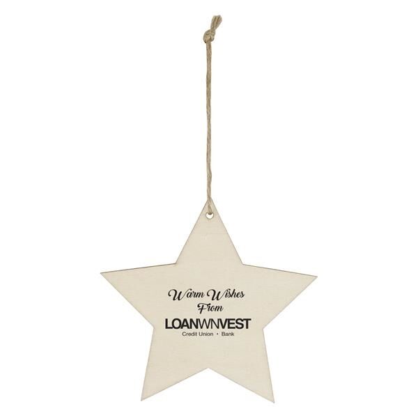 Main Product Image for Wood Ornament - Star