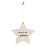 WOOD ORNAMENT - STAR